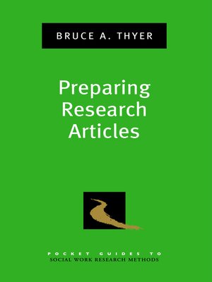 cover image of Preparing Research Articles